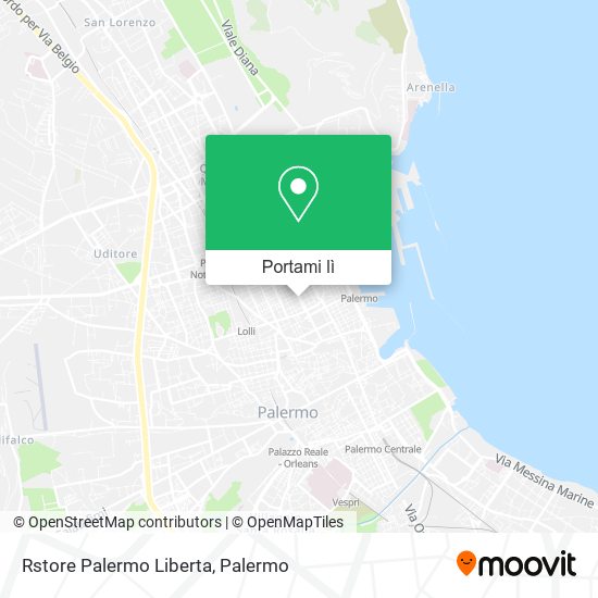 Mappa Rstore Palermo Liberta