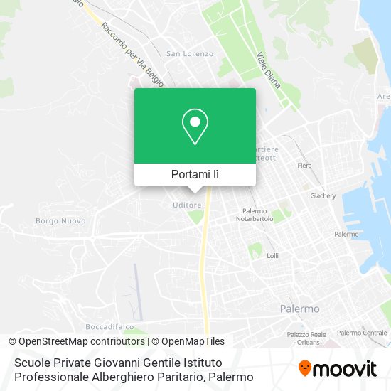 Mappa Scuole Private Giovanni Gentile Istituto Professionale Alberghiero Paritario