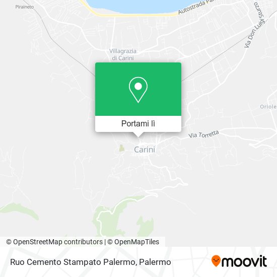 Mappa Ruo Cemento Stampato Palermo