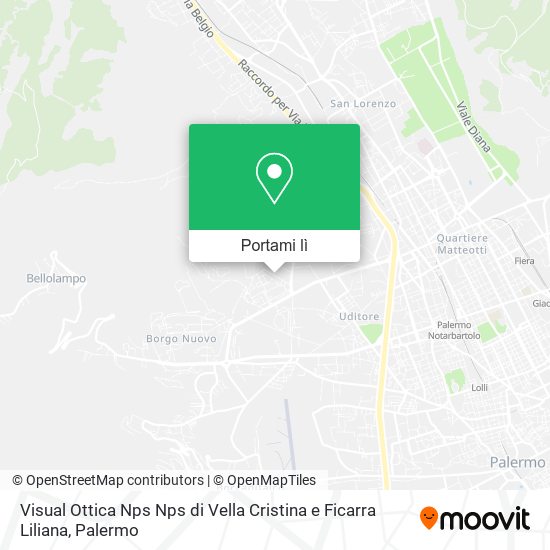 Mappa Visual Ottica Nps Nps di Vella Cristina e Ficarra Liliana