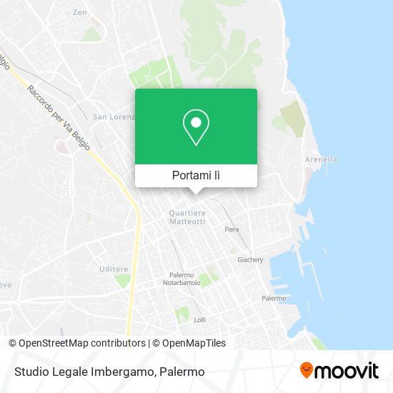 Mappa Studio Legale Imbergamo