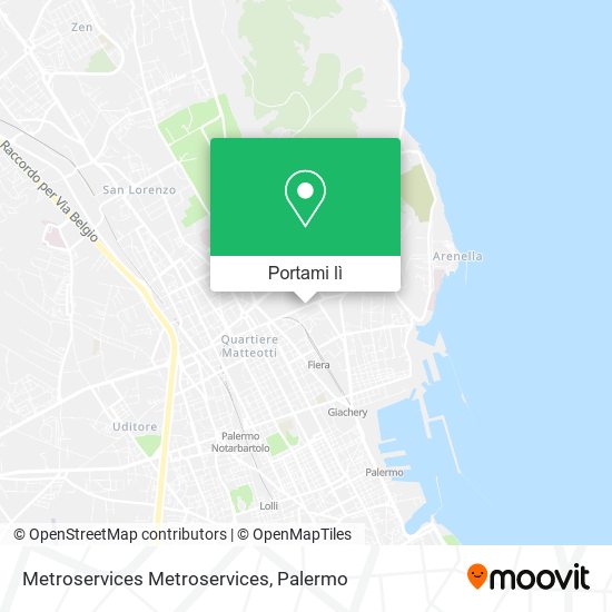 Mappa Metroservices Metroservices