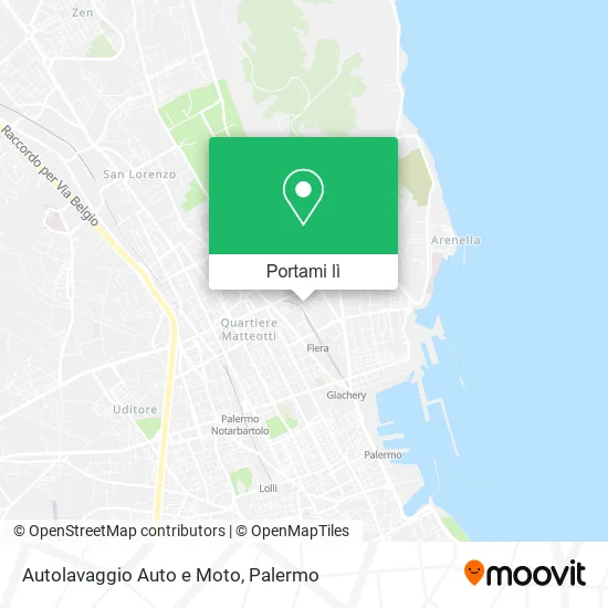 Mappa Autolavaggio Auto e Moto