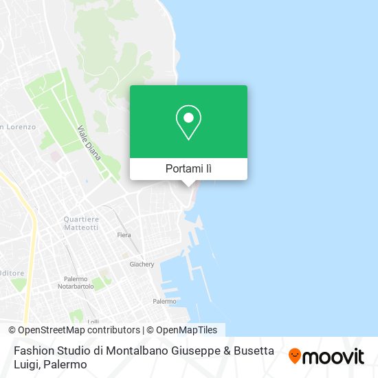 Mappa Fashion Studio di Montalbano Giuseppe & Busetta Luigi