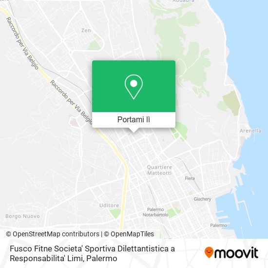 Mappa Fusco Fitne Societa' Sportiva Dilettantistica a Responsabilita' Limi