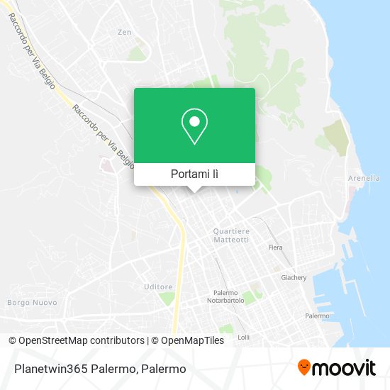 Mappa Planetwin365 Palermo