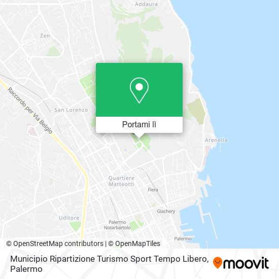 Mappa Municipio Ripartizione Turismo Sport Tempo Libero