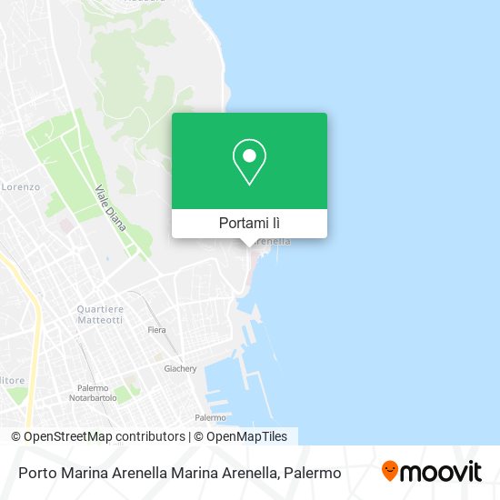 Mappa Porto Marina Arenella Marina Arenella