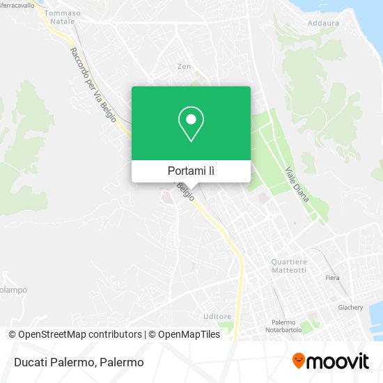 Mappa Ducati Palermo