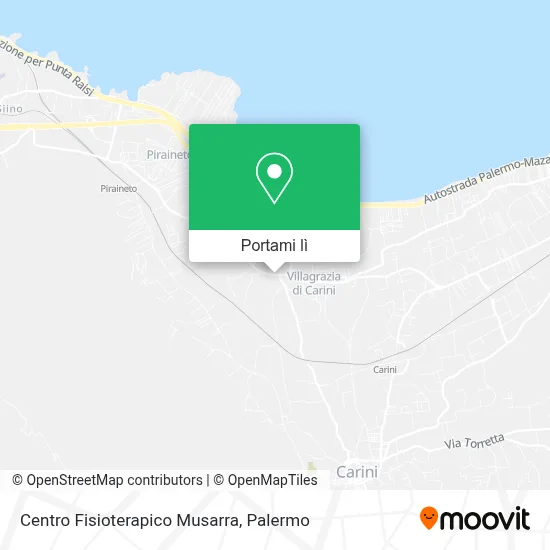 Mappa Centro Fisioterapico Musarra