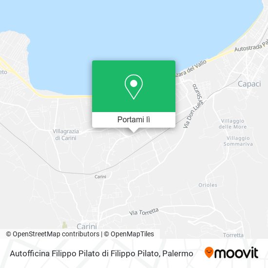 Mappa Autofficina Filippo Pilato di Filippo Pilato