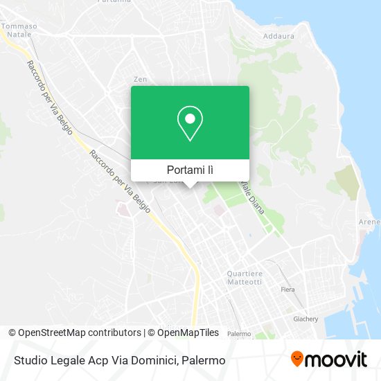 Mappa Studio Legale Acp Via Dominici