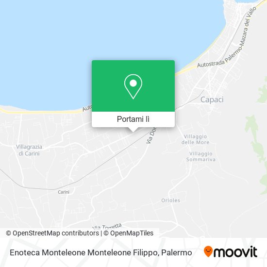Mappa Enoteca Monteleone Monteleone Filippo