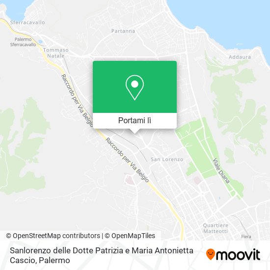 Mappa Sanlorenzo delle Dotte Patrizia e Maria Antonietta Cascio