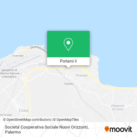 Mappa Societa' Cooperativa Sociale Nuovi Orizzonti