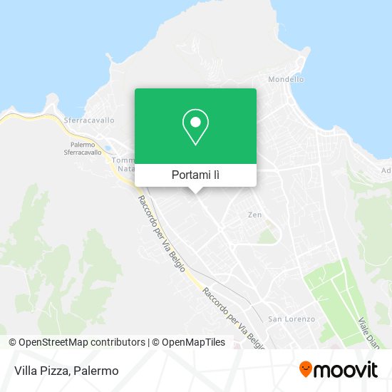 Mappa Villa Pizza