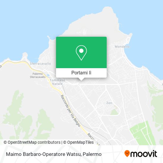 Mappa Maimo Barbaro-Operatore Watsu