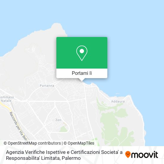 Mappa Agenzia Verifiche Ispettive e Certificazioni Societa' a Responsabilita' Limitata