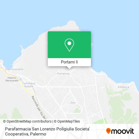 Mappa Parafarmacia San Lorenzo Poligiulia Societa' Cooperativa