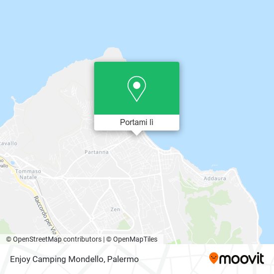Mappa Enjoy Camping Mondello