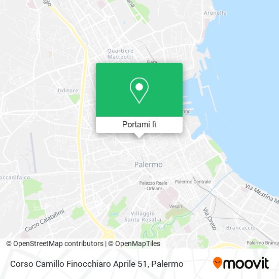 Mappa Corso Camillo Finocchiaro Aprile 51