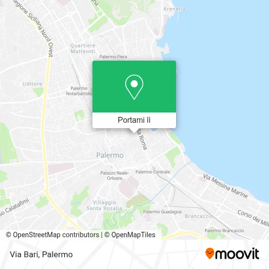 Mappa Via Bari