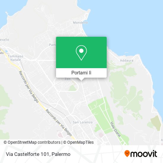 Mappa Via Castelforte 101