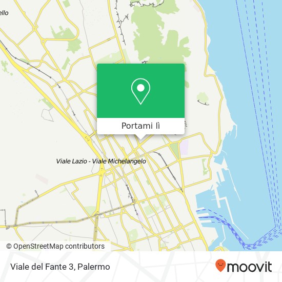 Mappa Viale del Fante 3