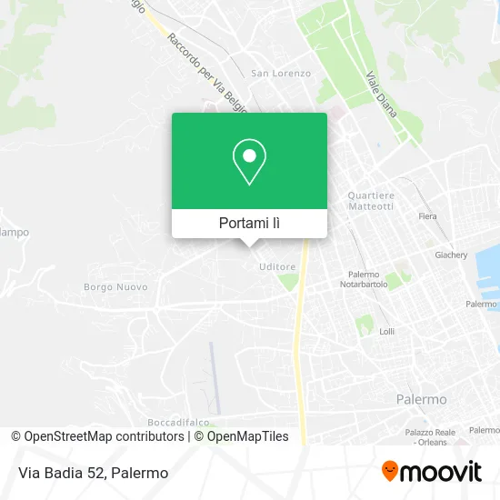 Mappa Via Badia 52
