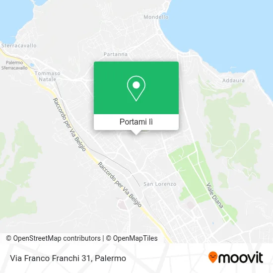 Mappa Via Franco Franchi 31