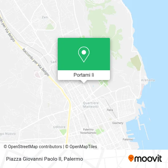 Mappa Piazza Giovanni Paolo II