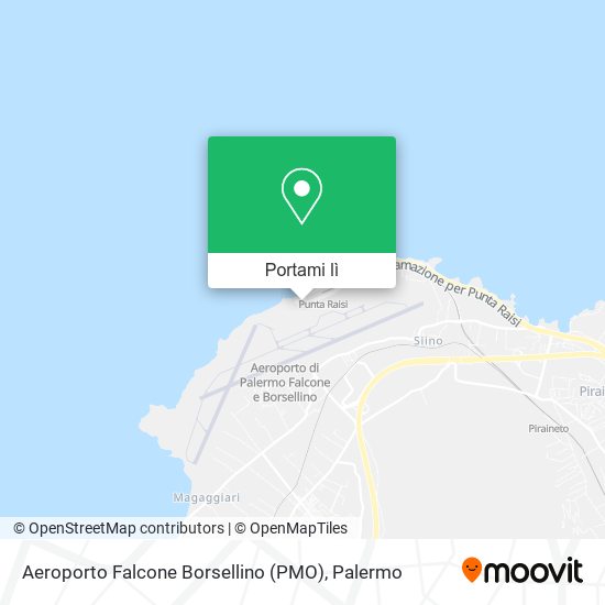 Mappa Aeroporto Falcone Borsellino (PMO)