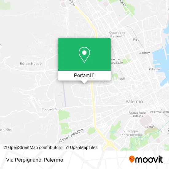 Mappa Via Perpignano