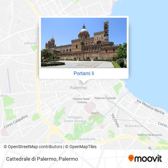 Mappa Cattedrale di Palermo