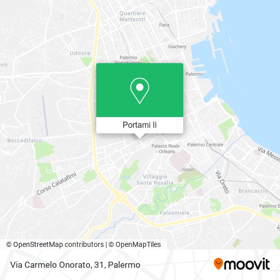 Mappa Via Carmelo Onorato, 31