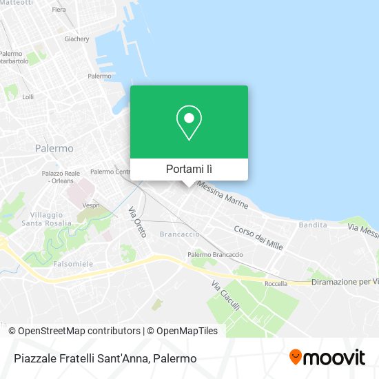 Mappa Piazzale Fratelli Sant'Anna