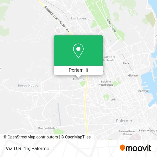 Mappa Via U.R. 15