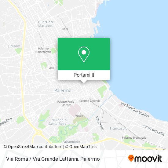 Mappa Via Roma / Via Grande Lattarini