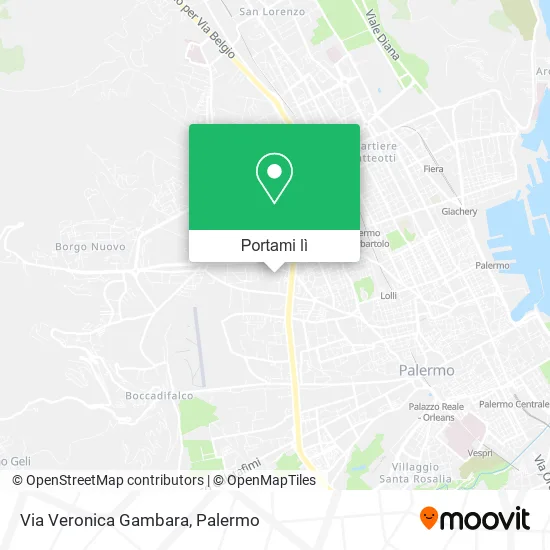 Mappa Via Veronica Gambara