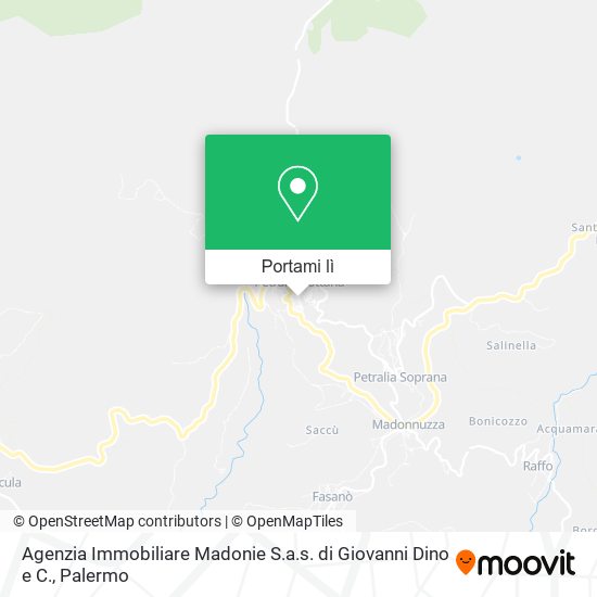 Mappa Agenzia Immobiliare Madonie S.a.s. di Giovanni Dino e C.