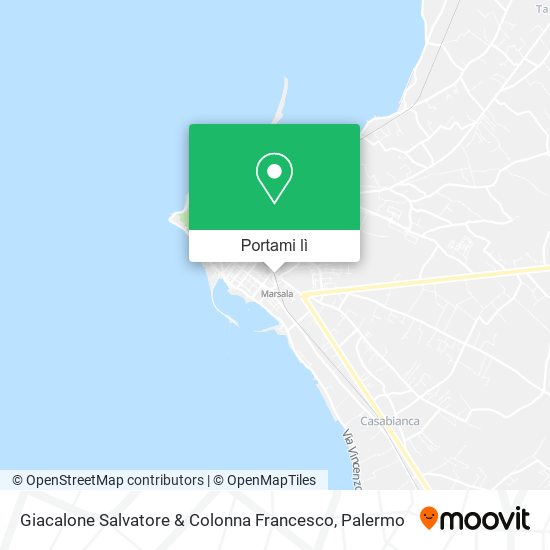 Mappa Giacalone Salvatore & Colonna Francesco