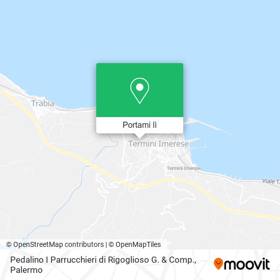 Mappa Pedalino I Parrucchieri di Rigoglioso G. & Comp.