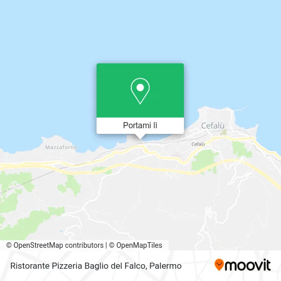 Mappa Ristorante Pizzeria Baglio del Falco