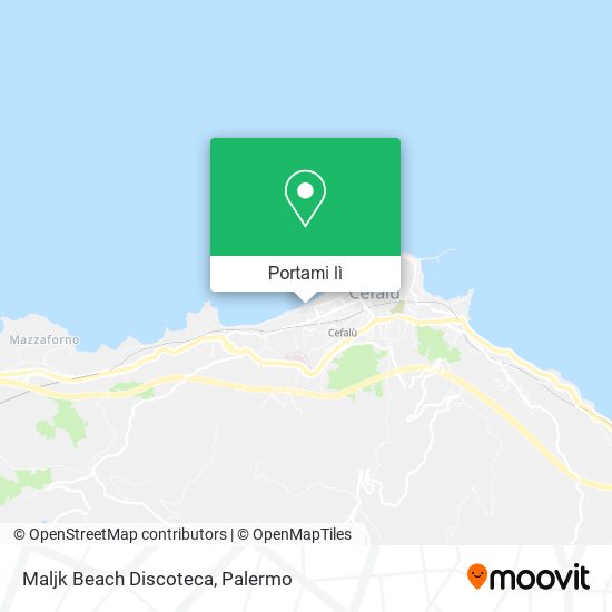 Mappa Maljk Beach Discoteca