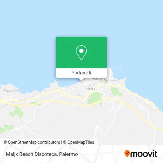 Mappa Maljk Beach Discoteca