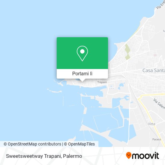 Mappa Sweetsweetway Trapani