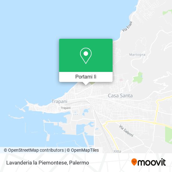 Mappa Lavanderia la Piemontese