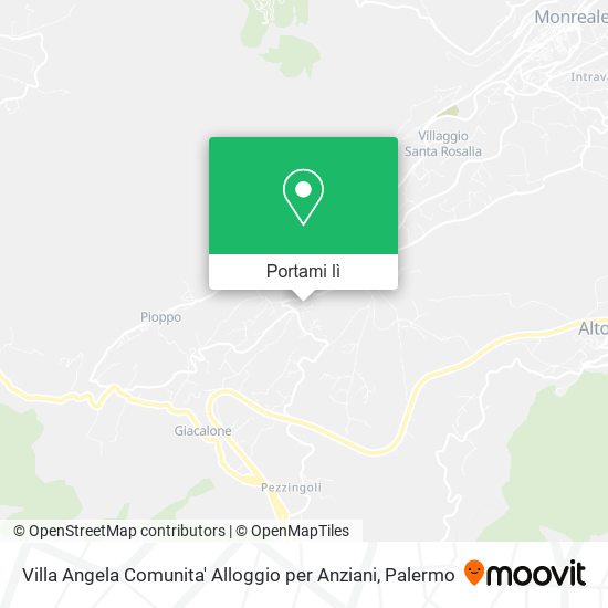 Mappa Villa Angela Comunita' Alloggio per Anziani