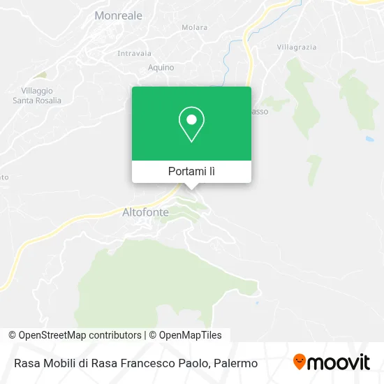 Mappa Rasa Mobili di Rasa Francesco Paolo