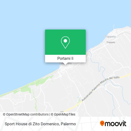 Mappa Sport House di Zito Domenico